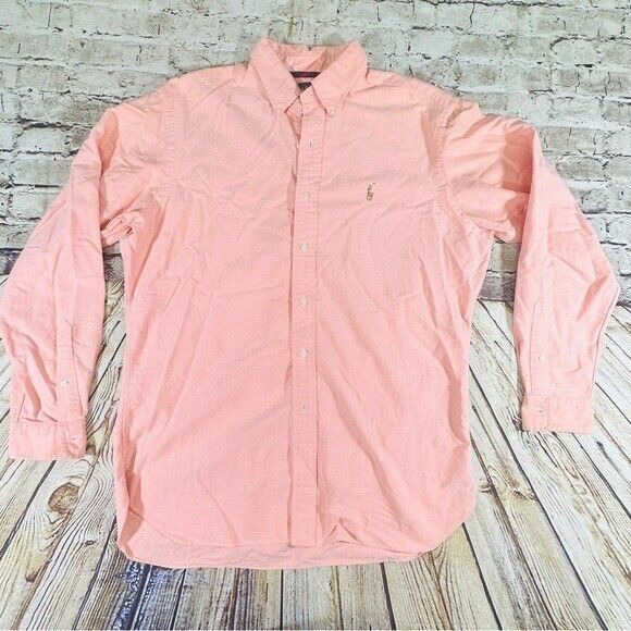 Ralph Lauren Other - Ralph Lauren Shirt‎ Men’s Sz.Large Orange Classic Fit Button Down Casual